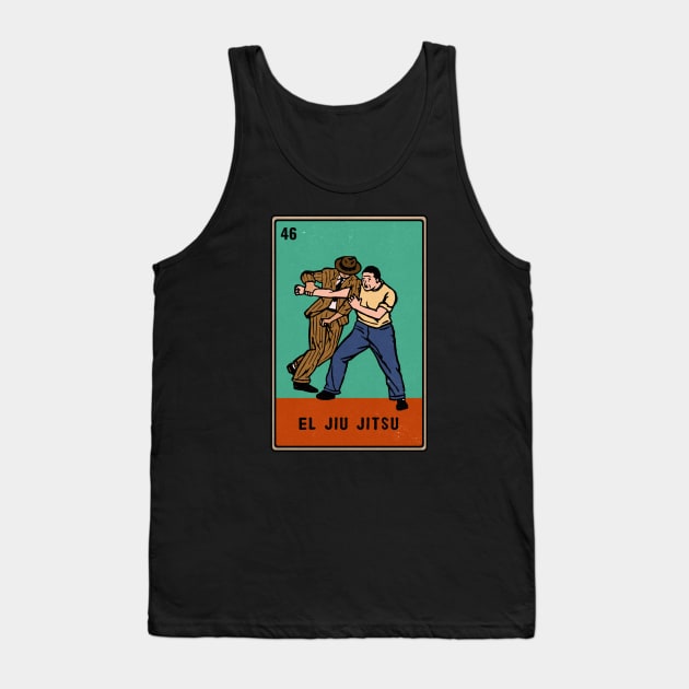 Vintage Jiu Jitsu Loteria Tank Top by Kujo Vintage